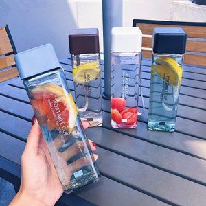 New Square Water Bottle Plastic Sport